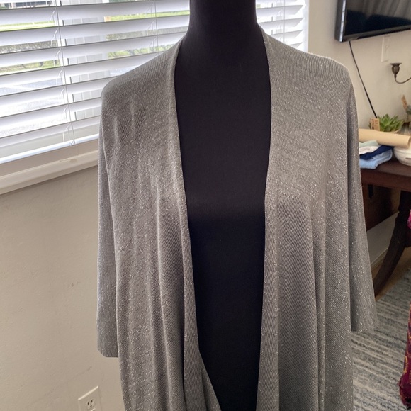 Shawl grey silver - Picture 5 of 5